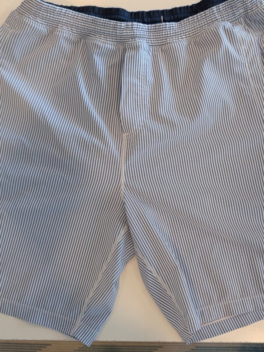 Birddogs XXXL Blue White Stripe Shorts Boomstick Long Resort Wear Coastal Summer